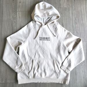 Taylor Swift The Eras Tour Exclusive Cream Sweatshirt Hoodie Size XL